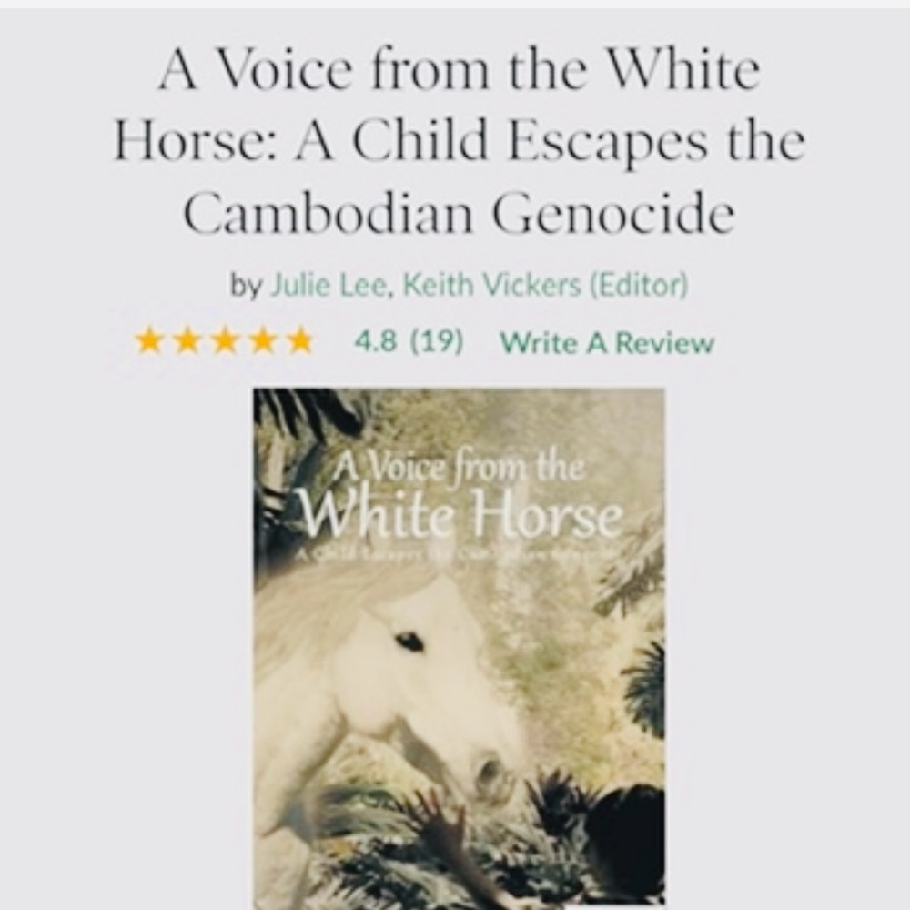 ( #0389) Autograph A Hard Copy “ A Voice from the White Horse Book” by Julie Lee - Picture 2 of 16